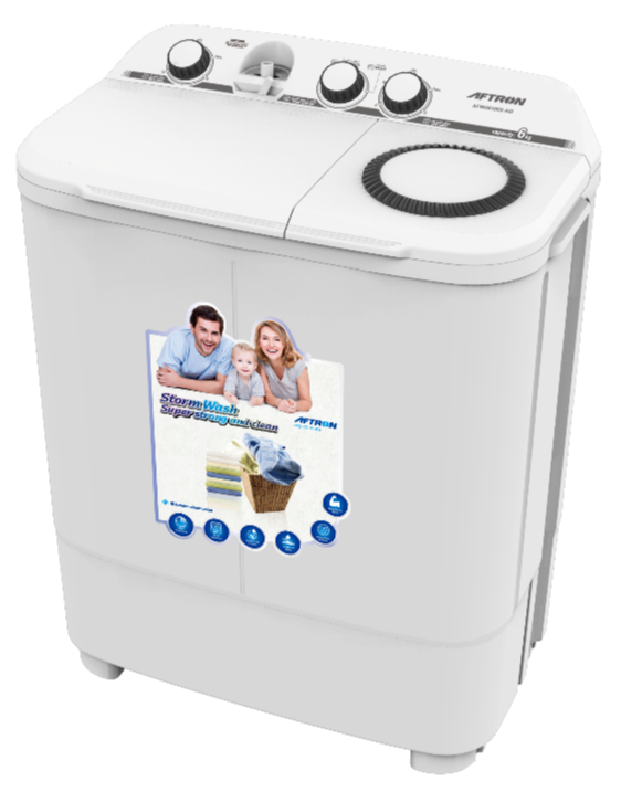 6 Kg Semi W.M Aftron 6 Kg Semi Auto Washing Machine